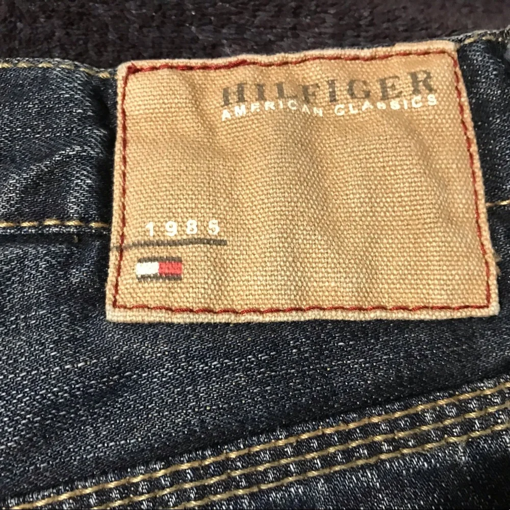 Vintage Tommy Hilfiger Premium Denim Jeans Pants 34x32 Gym P Wing Bear Rlx Thj 1